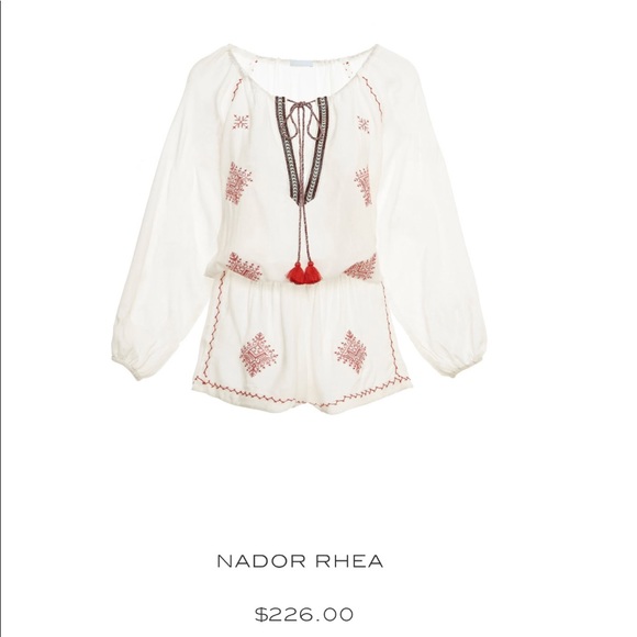 Eberjey linen romper, NWT sz m/l - Picture 1 of 7